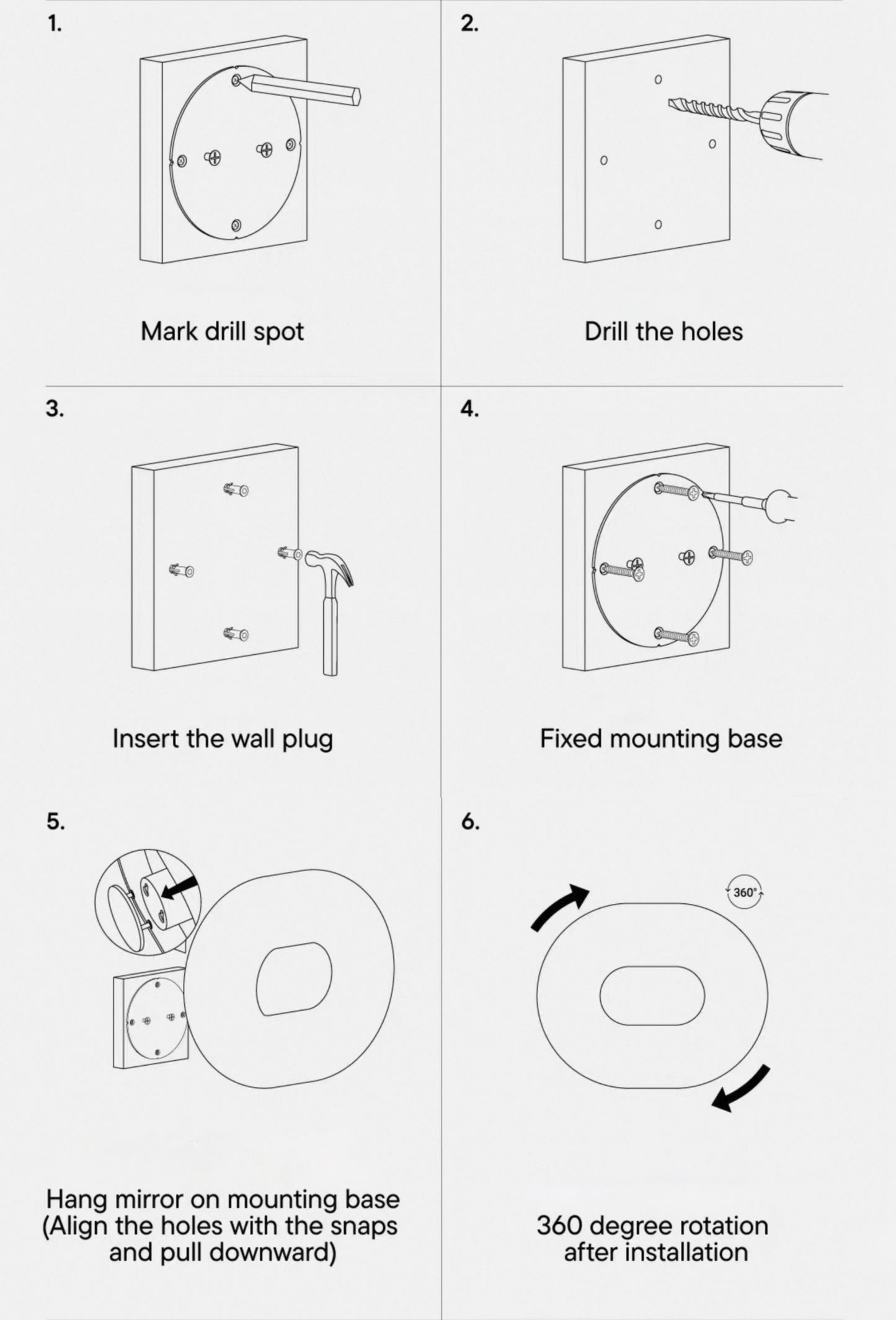 Chubby Pink Mirror, Modern Funky Decorative Mirror, Glossy Wall Mirror for Living Room and Bedroom, Unique Accent Home Decor