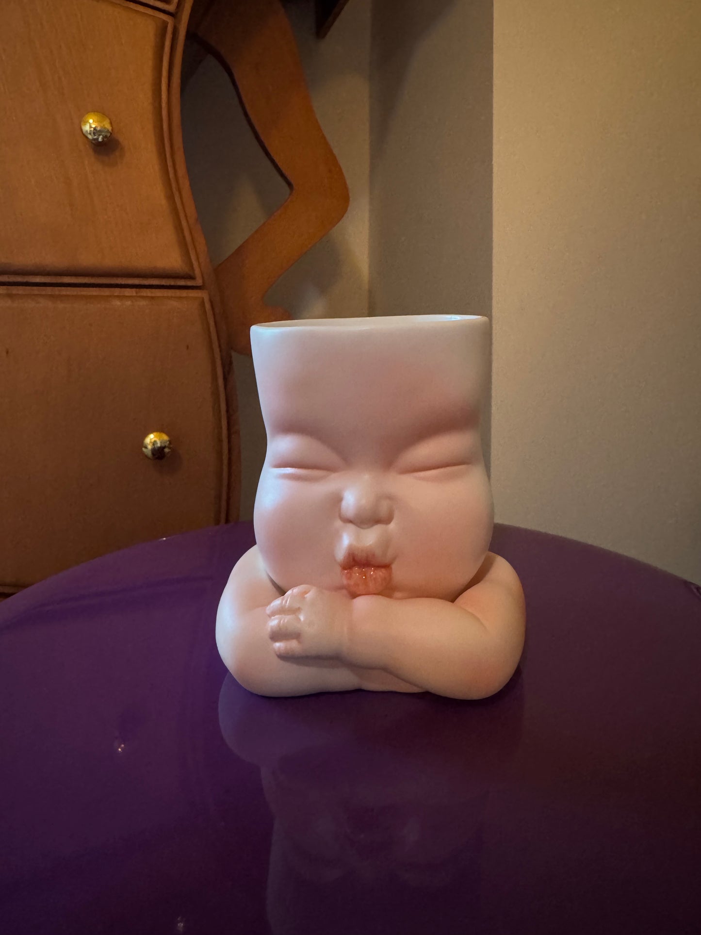 Handmade Ceraic Face Mug - Quirky Sculptural Coffee Cup, Funny Expression Pottery Drinkware, Unique Art Collectible 4