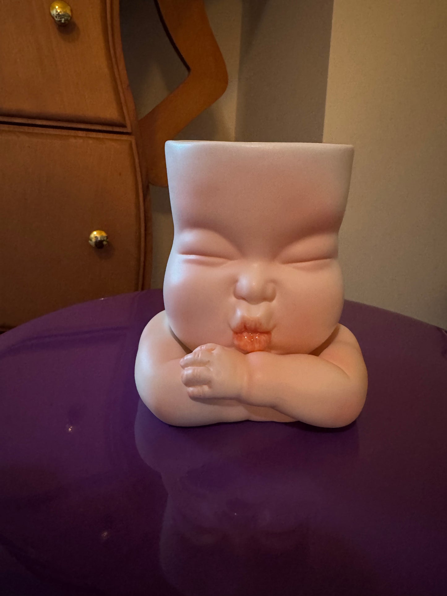 Handmade Ceraic Face Mug - Quirky Sculptural Coffee Cup, Funny Expression Pottery Drinkware, Unique Art Collectible 4