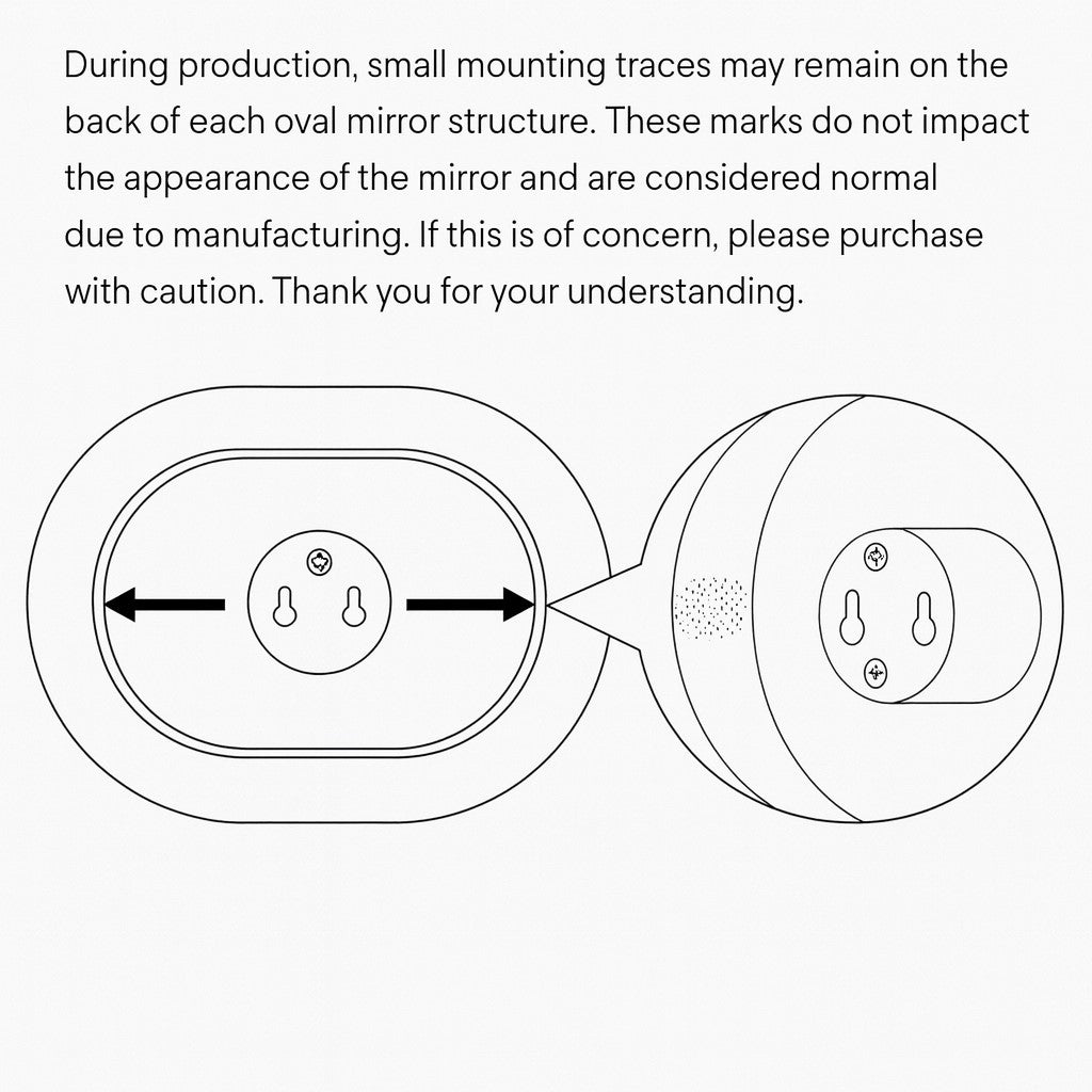 Chubby Pink Mirror, Modern Funky Decorative Mirror, Glossy Wall Mirror for Living Room and Bedroom, Unique Accent Home Decor