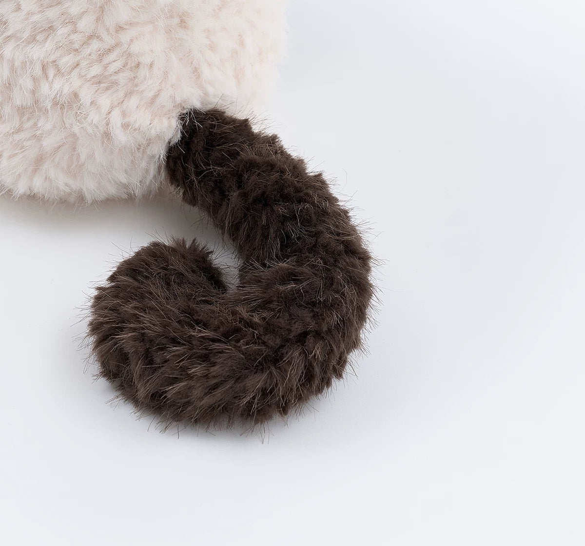 Handmade Ghost Cat Plush -Shy Socially nxious Kitty Doll, Spooky Cute Emotional Support Plushie Gift (20-29 cm)