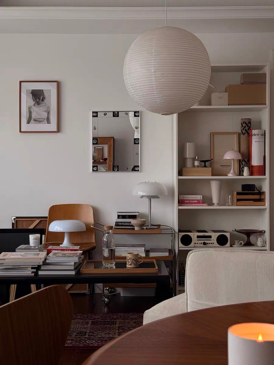 Shell Frame Mirror, Artistic Seashell Wall Mirror, Coastal Retro Accent Mirror, Urban Seashell Worship Home Decor