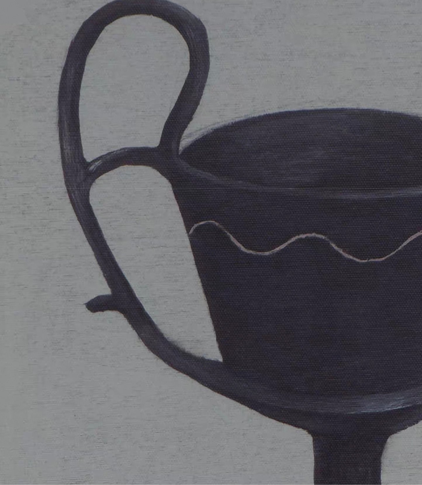 Modern Relics - 35x35cm Minimalist Oil Painting on Canvas, Neutral Still Life Wall Art Multiple