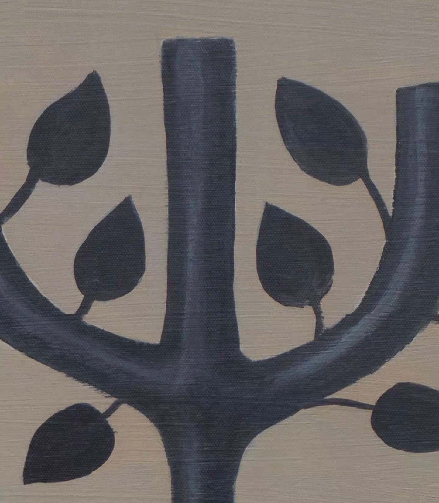 Modern Relics - 35x35cm Minimalist Oil Painting on Canvas, Neutral Still Life Wall Art Multiple